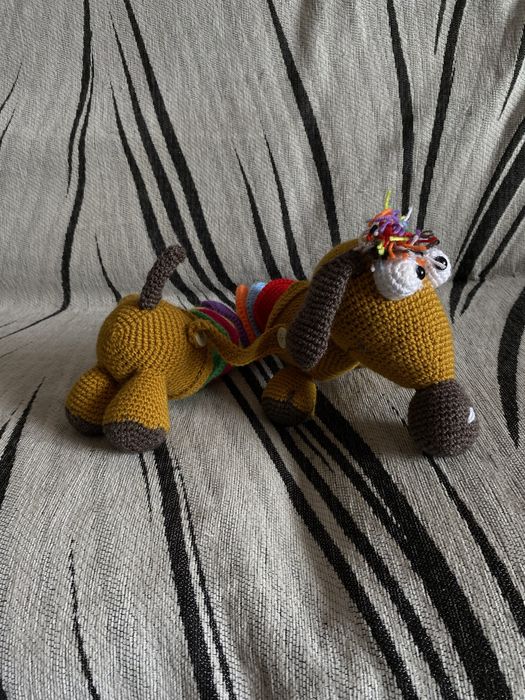 Собачки-гармошки, вязаные крючком!