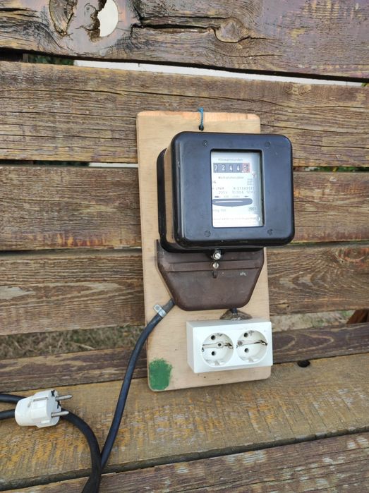 Contor curent electric AEG 1961 Vintage contoar