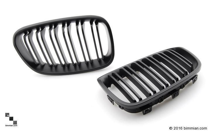 GRILE Duble pentru BMW X5 X6 E70 E71 M X5M X6M F16M LOOK Negru Mat sau LUCIOS  CALITATE PREMIUM ️️️️️