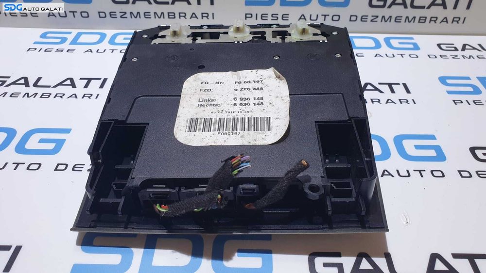 Plafoniera Lumini Lampa Iluminare Plafon Tavan Habitaclu Spate BMW Seria 3 E90 E91 E92 2004 - 2011 Cod 9200943 65759200943