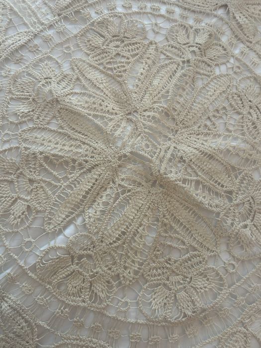 Set 4 perne crosetate manual 40x40 si fata se masa /ornament