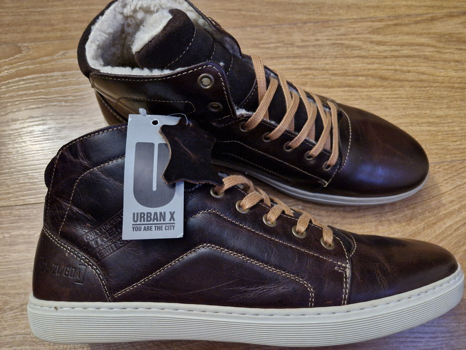Мъжки боти URBAN X естествена кожа
