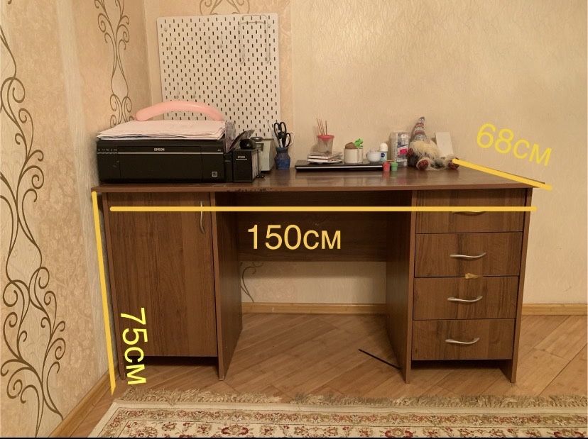 Писменный стол, тумба