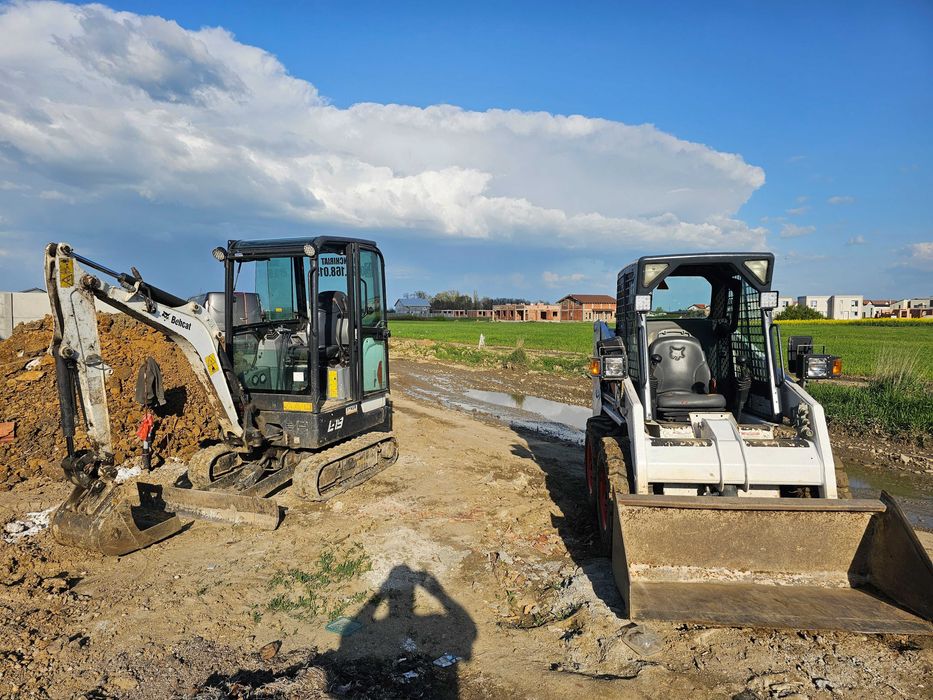 Lucrari si Servicii complete cu Bobcat Miniincarcator si Miniexcavator