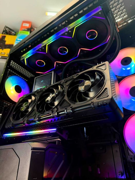 PC Ryzen™ 9 9950X3D/X870E /RTX 5090/Ram 128GB/SSD 2TB/ AIO Glacier 360 /Sursa 1350W Platinum/Garantie/TVA!