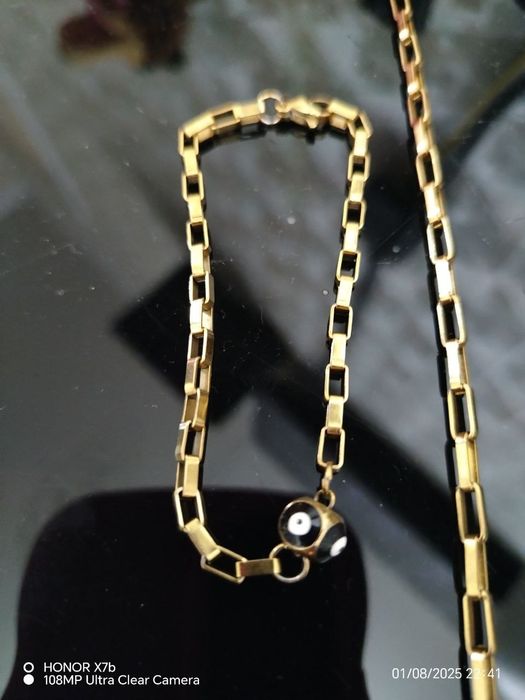 Женская цепочка и браслет из нержавеющей стали