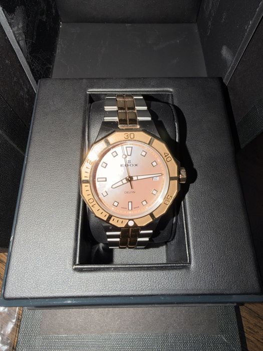 EDOX Delfin Diver Lady Дамски Часовник Швейцарски