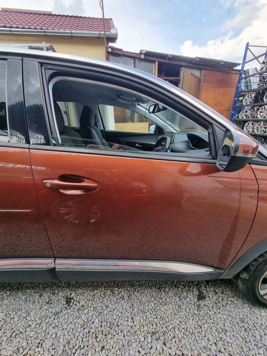 Usa Dreapta Fata Peugeot 3008 II 2016 - 2020 SUV 4 Usi Copper Braun Perleffekt ELG (1316)