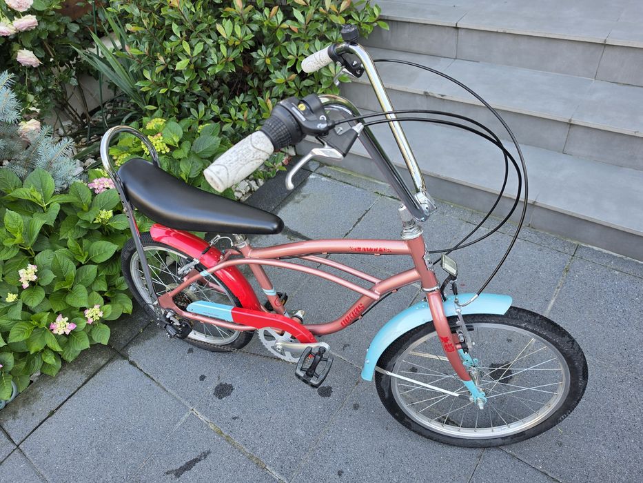 Bicicletă Oraș PEGAS Strada Mini 7S Roz