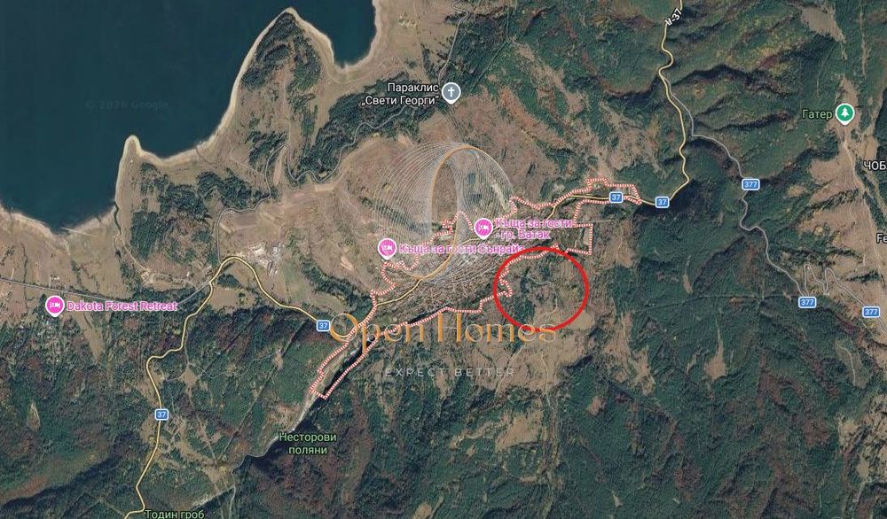 Парцел с панорама до ток и асфалт гр.Батак