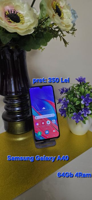 Samsung Galaxy A40 64gb 4 ram impecabil