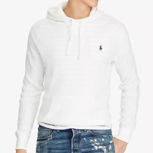 суичър  Polo Ralph Lauren – Waffle Knit Hoodie