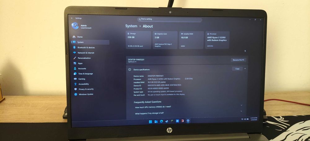 hp 255 g8 schimb urgent