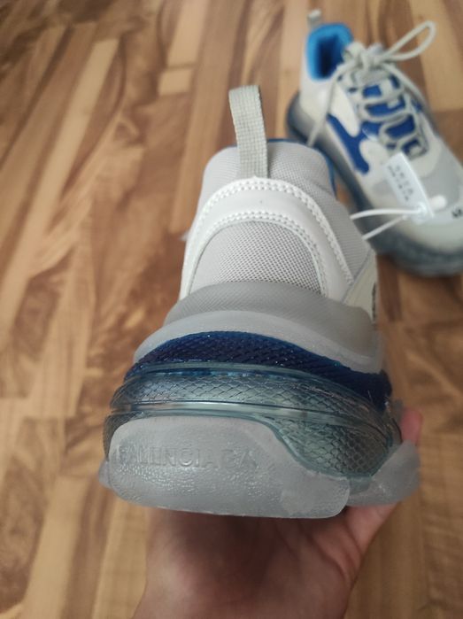 Balenciaga triple s dark blue