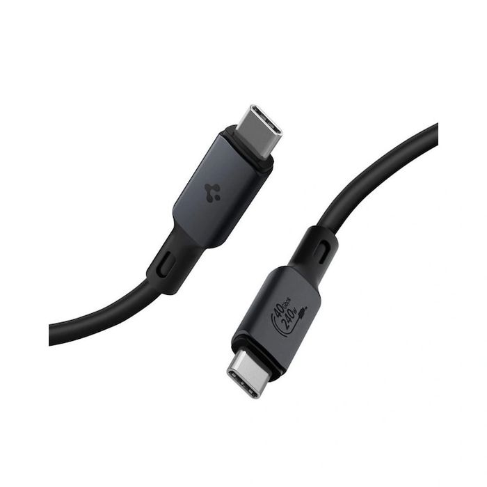 Spigen ArcWire PB2203, USB-C кабел 240W, 40Gbps, 1.2m, черен