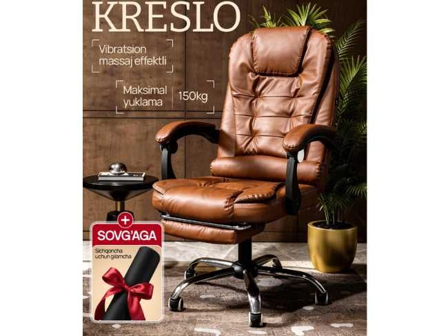 Ofis kreslo. Baseke ushin massajli kreslo.