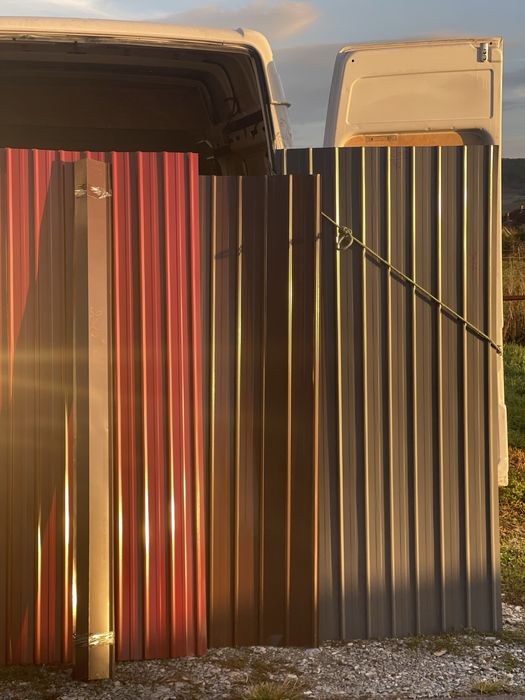 Tablă cutata colorata preț începând cu 20 lei bucata