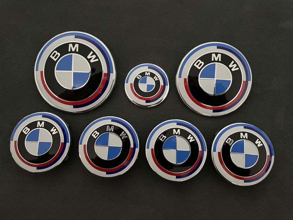 Set embleme Bmw Anniversary 50 ani fata Seria 3 5 G20 G21 G30 G31 M