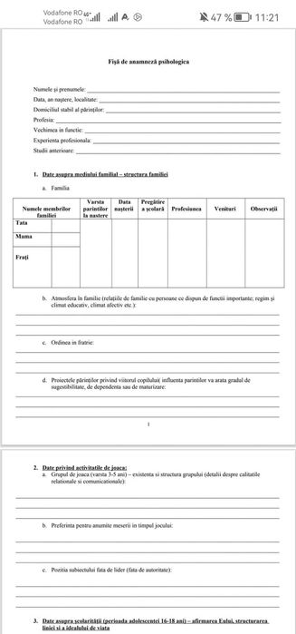 Pregătire testare psihologica