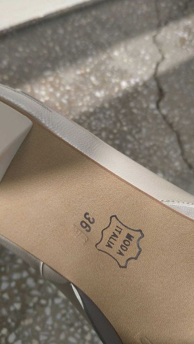 Pantofi nunta ivoire crem bej albi