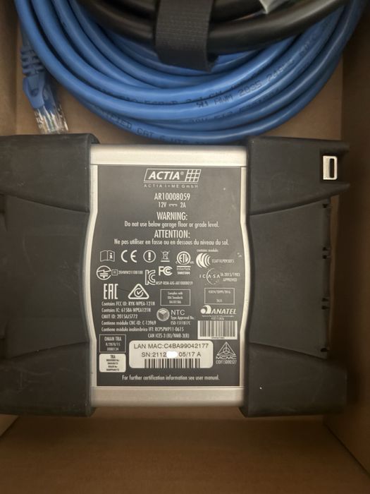 Оригинален BMW ACTIA ICOM Next A ISTA WiFi Gigabit LAN