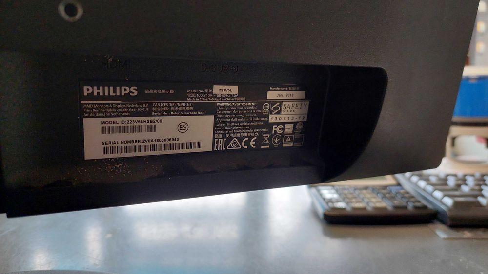 Led monitor Philips 223v, 27" x2