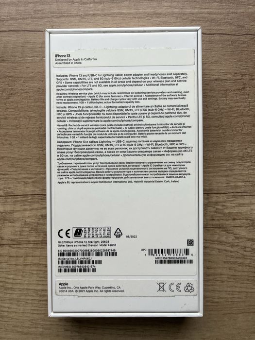 Cutie Iphone 13 Starlight 256 GB