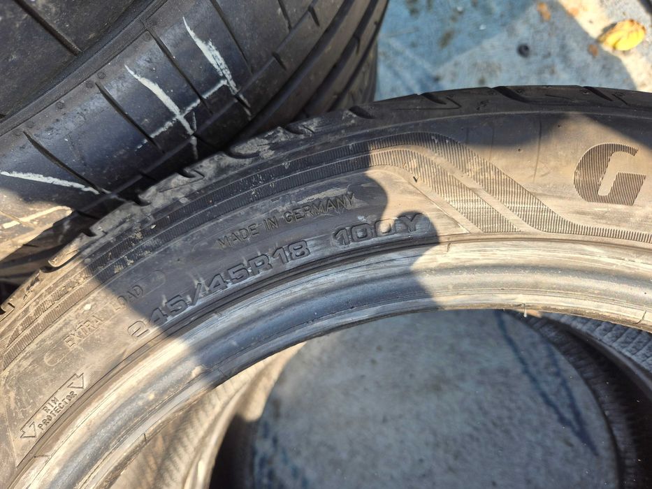 2 Anvelope de VARA - 245/45/18 100Y - GoodYear Eagle * OEM BMW RFT - Stare F BUNA - DOT 2022 !