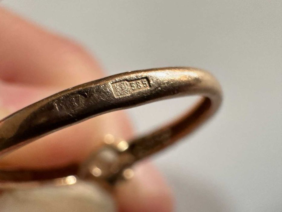 Златен пръстен 14к, 1,74гр