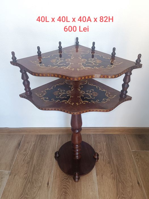 Masa / Masuta pentru cafea / Gheridon~ Lemn Masiv Sculptat ~