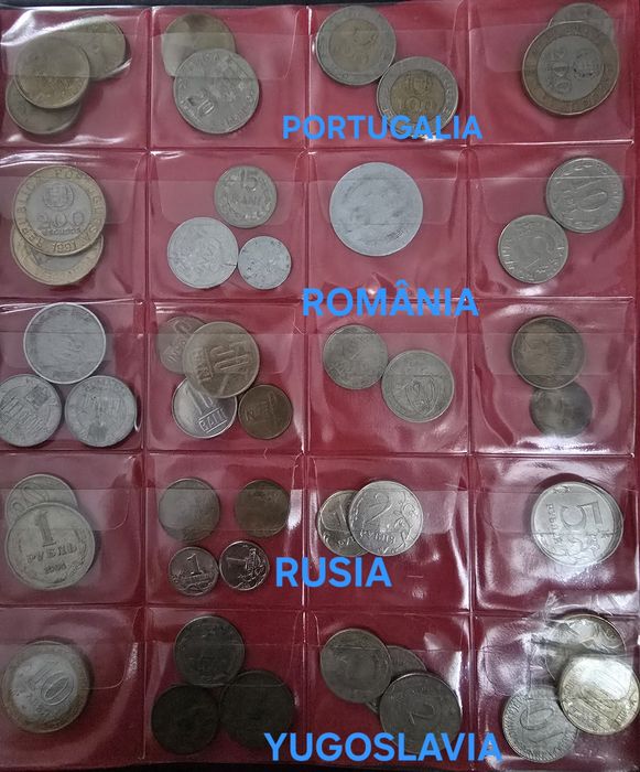 Monede vechi și actuale
