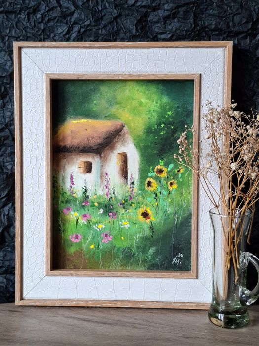 Въглени и пастели, картини оригинали - 1, НОВИ!