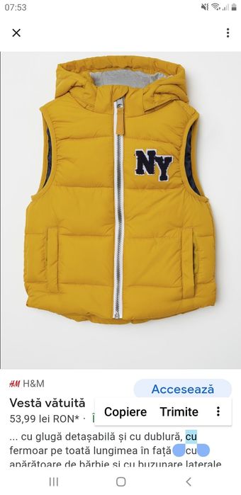Veste copii 3 ani