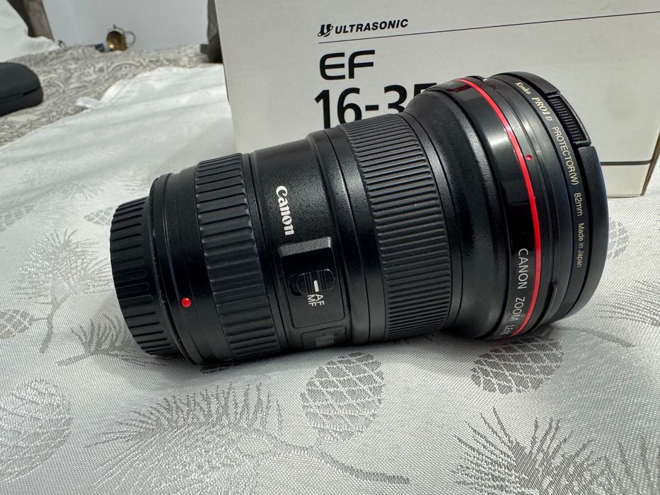 Canon EF 16-35 f2.8L II USM impecabil pachet complet