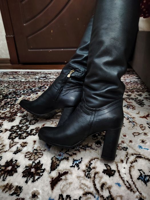 Чистый натуральный кожа 100% сапог сотилади янгги RENZI Фирма