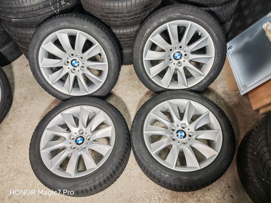 Jante originale BMW seria 5 F10-F11 245 45R18 iarna Pirelli 2022