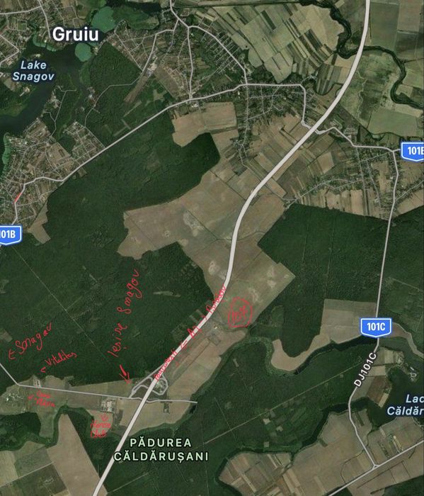 Teren intravilan de vânzare – Snagov | 25000mp