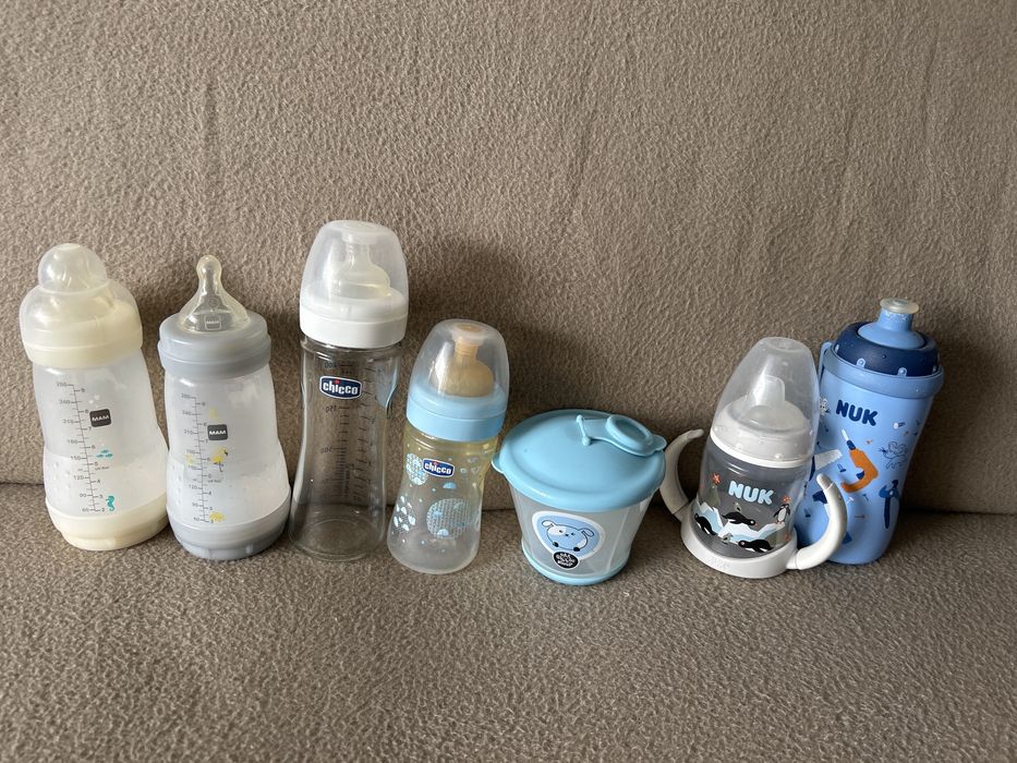 Бебешки шишета Антиколик Mam ,Nuk Chicco