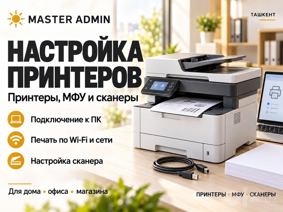 Подключение и настройка принтеров и сканеров