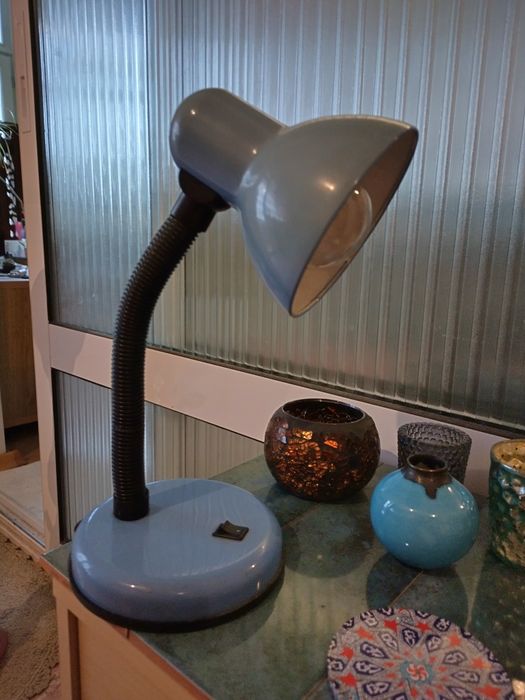 Настолна метална лампа от Германия