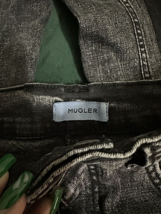 Черни дънки Mugler