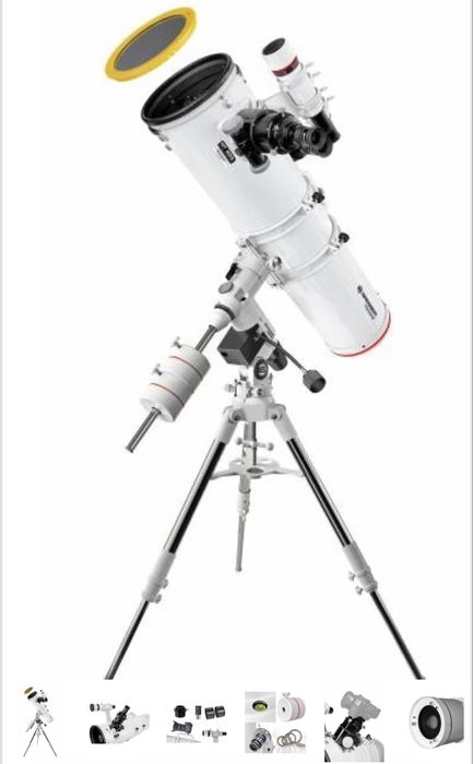 BRESSER Messier NT 203/1200 Hexafoc + EXOS-2 – telescop astronomic 203 mm