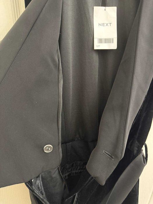 Новый бархатный комбинезон смокинг NEXT, размер 40EUR (44/46)