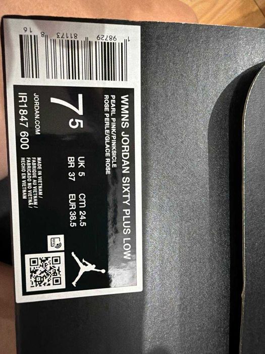 Женские кроссовки Jordan Sixty Plus Low! Новые в коробке! Оригинал!