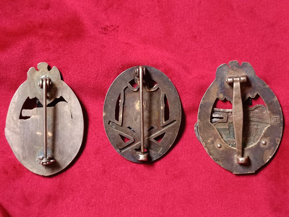 WW2 Insigne 3 buc armata germană WH/ Repro de calitate/ preț pe bucată !