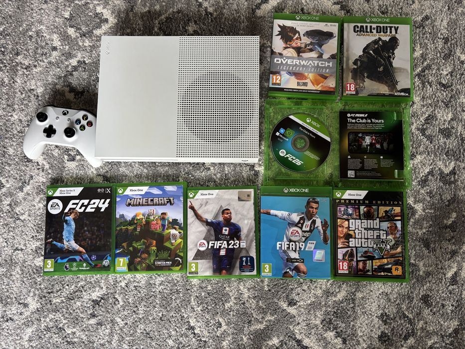 Xbox one s 1 Tb si jocuri