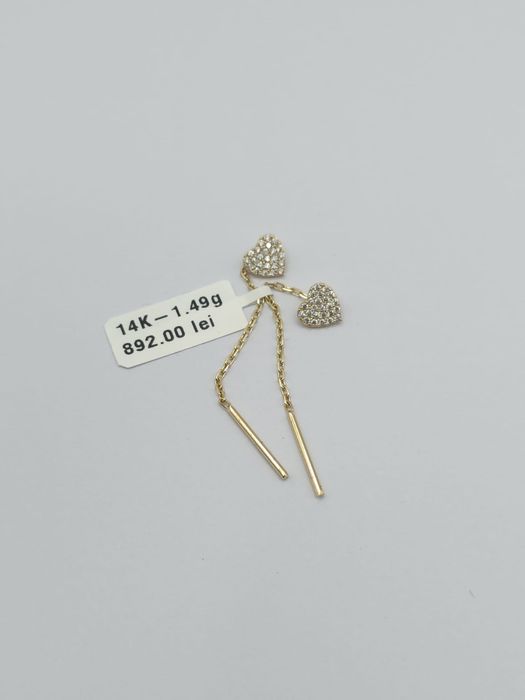 Bijuteria Royal cercei aur 14k 1.49 gr