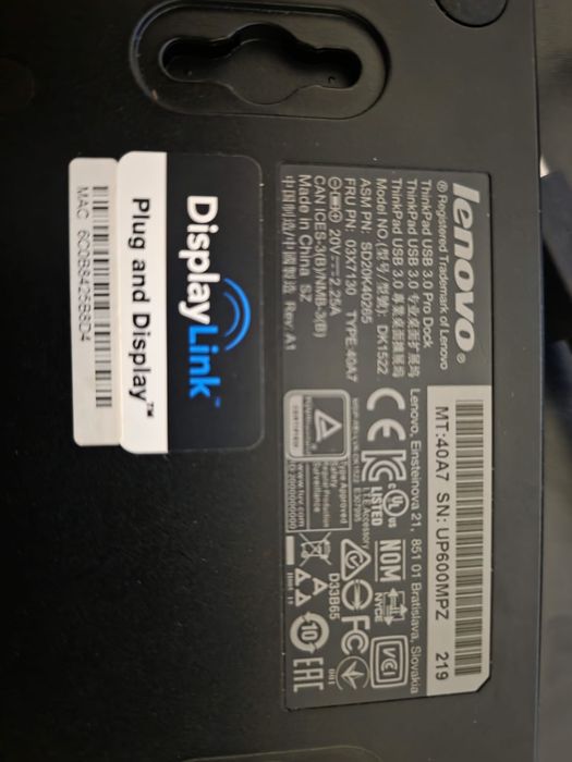 Charging station + Baterie externa wireless + Docking station  Lenovo