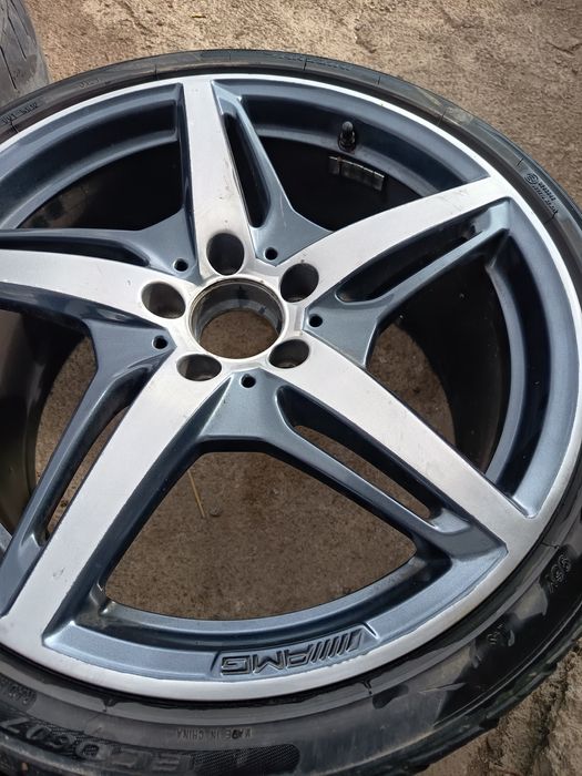 Jante originale Mercedes AMG R19 9J -5×112  cu distanțiere și prezoane