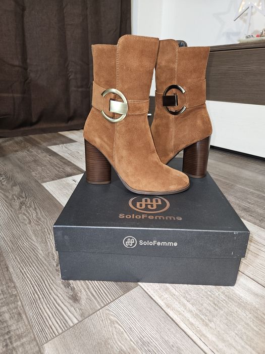 Set fustă + botine maro